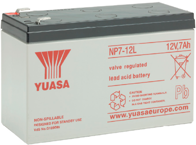 NP7-12L POL D Yuasa Lead-Acid Batteries, Lithium-Ion Batteries Image 1