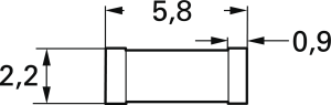 Resistor, metal film, SMD 0207, MELF, 180 mΩ, 1 W, ±5 %, ZCM207JKF07-R18AA