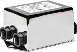 Filter, 50 to 60 Hz, 16 A, 250 VAC, faston plug 6.3 mm, 3-134-828