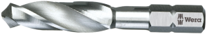 HSS metal twist drill bit, Ø 10 mm, 1/4" bit, 54 mm, spiral length 38 mm, DIN 1173-D, 05104622001