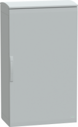 Control cabinet, (H x W x D) 1250 x 750 x 420 mm, IP44, polyester, light gray, NSYPLAT1274G