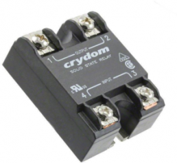 Solid state relay, 24-280 VAC, zero voltage switching, 3-32 VDC, 10 A, PCB mounting, D2410PG