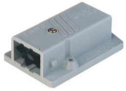 Plug, 5 pole, PCB mounting, crimp connection, 1.0 mm², gray, 932512106