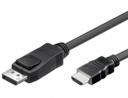 DisplayPort 1.1 to HDMI converter cable, black, 2 m