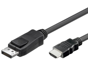 DisplayPort 1.1 to HDMI converter cable, black, 3 m