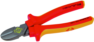 VDE side cutter, 180 mm, 236 g, cut capacity (4/3/2.5 mm/–), 431005