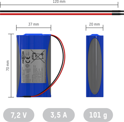 2447-3030-20 Ansmann Rechargeable Battery Packs Image 2