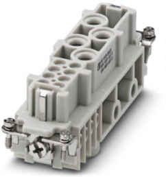 Socket contact insert, 24B, 4 pole, equipped, screw connection, with PE contact, 1679320