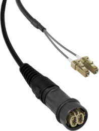 FO patch cable, LC to LC-plug, 200 m, OM1, multimode 62.5/125 µm