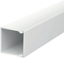 Cable duct, (L x W x H) 2000 x 40 x 40 mm, PVC, light gray, 6027016