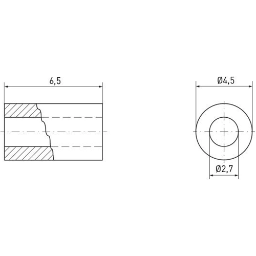005.72.065 Ettinger Spacer Bolts Image 2