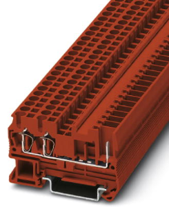 Through terminal block, spring-cage/plug-in connection, 0.08-4.0 mm², 1 pole, 24 A, 6 kV, red, 3061237