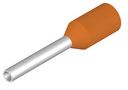 Insulated Wire end ferrule, 0.5 mm², 14 mm/8 mm long, orange, 9004270000