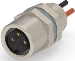 Circular connector, 3 pole, screw locking, straight, T4073014031-001