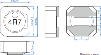 VLCF4018T-3R3N1R2-2 TDK Fixed Inductors Image 2