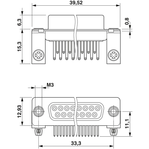 1688120 Phoenix Contact D-Sub Connectors Image 2