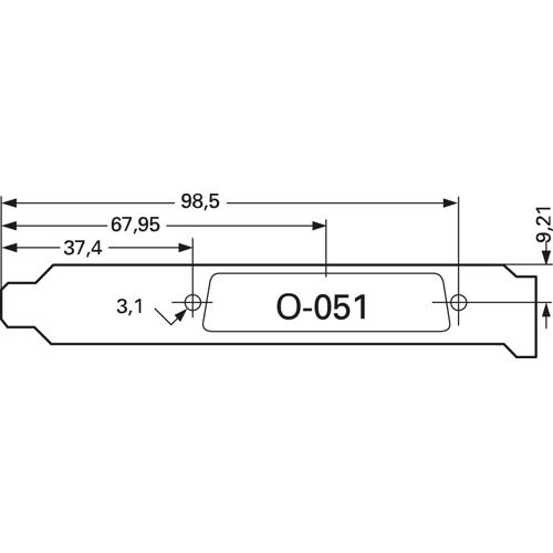 KHPC 051 O Fischer Elektronik PCB Fasteners Image 2