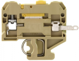 Isolating and measuring isolating terminal block, screw connection, 0.5-4.0 mm², 10 A, 4 kV, beige, 0412360000