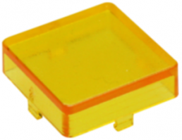 Aperture, square, (L x W x H) 14 x 14 x 5.5 mm, yellow, for short-stroke pushbutton, 5.46.681.021/1403