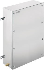 Stainless steel enclosure, (L x W x H) 150 x 350 x 550 mm, silver (RAL 7035), IP67, 1196330000