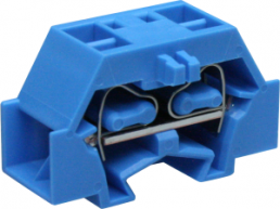4-wire terminal, spring-clamp connection, 0.08-2.5 mm², 1 pole, 24 A, 6 kV, blue, 261-334