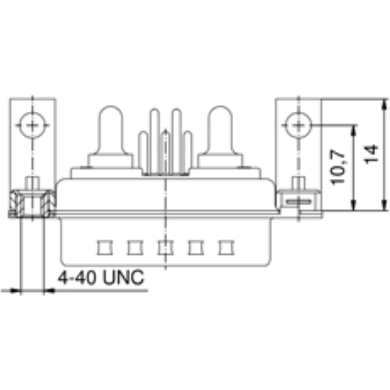 3017W2SAU73G20X CONEC D-Sub Connectors Image 2