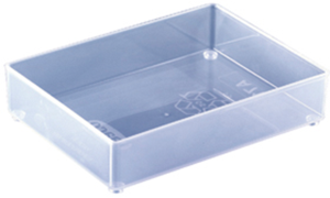 Compartment insert, transparent, (W x D) 79 x 109 mm, EINSATZ A71