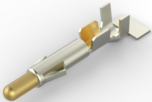 Pin contact, 0.52-2.08 mm², AWG 20-14, crimp connection, gold-plated, 350218-2