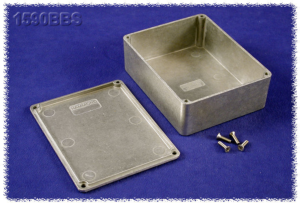 Aluminum die cast enclosure, (L x W x H) 119 x 94 x 42 mm, natural, IP54, 1590BBS