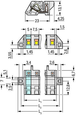 721-333/031-000 WAGO PCB Connection Systems Image 2