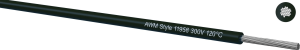TPE-switching strand, UL-Style 11958, 0.23 mm², AWG 24-7, black, outer Ø 1.2 mm