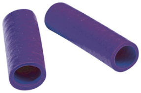 Protection and insulating grommet, inside Ø 5 mm, L 25 mm, purple, PCR, -30 to 90 °C, 0201 0005 008