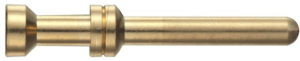 Pin contact, 0.5 mm², AWG 20, crimp connection, gold-plated, 09330006122