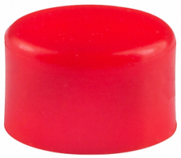 Cap, round, Ø 4 mm, (H) 2.4 mm, red, for pushbutton switch, AT4063C