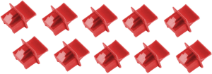 Dust protective cap, red, for RJ45 socket, BS08-01022-10