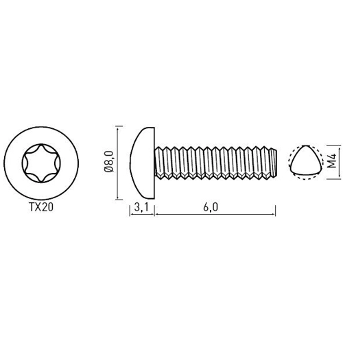 001.31.421 Ettinger Screws, Threaded Rods Image 2