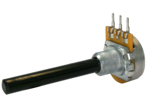 Conductive plastic potentiometer, 1 MΩ, 0.4 W, linear, Solder pin, PC20BU 6MM F1 1M LIN