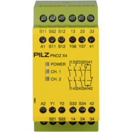 Monitoring relays, safety switching device, 3 Form A (N/O) + 1 Form B (N/C), 8 A, 24 V (DC), 774730