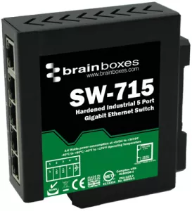 SW-715 BRAINBOXES Industrial ethernet switches