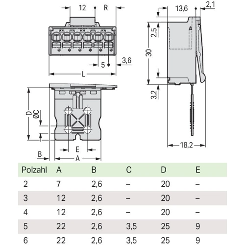 2092-1504/002-000 WAGO PCB Connection Systems Image 2