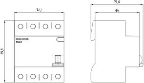 5SV3347-4KK60 Siemens FI Circuit Breakers Image 2