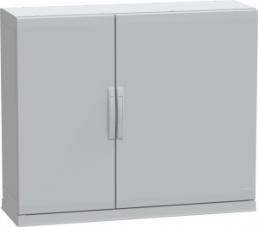 Control cabinet, (H x W x D) 1000 x 1250 x 420 mm, IP54, polyester, light gray, NSYPLAZ10124G