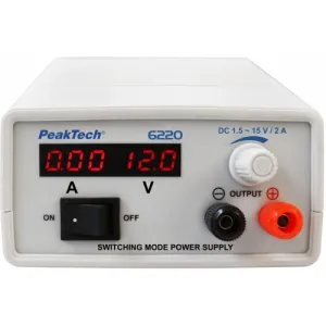P 6220 PeakTech Bench Power Supplies and Loads