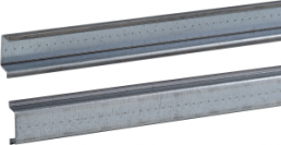 DIN crossbar, 35 x 7.2 mm, W 250 mm, steel, galvanized, NSYSDR30B
