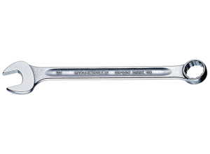 Ring/open-end wrench, 7 mm, 15°, 110 mm, 20 g, Chromium alloy steel, 40080707