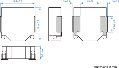 SPM5020T-2R2M-LR TDK Fixed Inductors Image 2