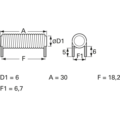 6RCC-220M-00 Fastron Fixed Inductors Image 2