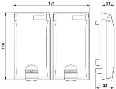 1656495 Phoenix Contact Frames for Sockets and more Accessories Image 2