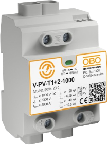 PV surge protection device, 50 A, 1000 VDC, 5094232