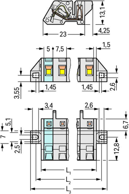 721-341/031-000 WAGO PCB Connection Systems Image 2